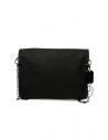 Kapital shoulder bag in black canvas with Smiley button EK-1100 BLK buy online