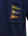 Kapital IDG Tengu Pennant 4 flags T-shirt in blue EK-1226 IDG price