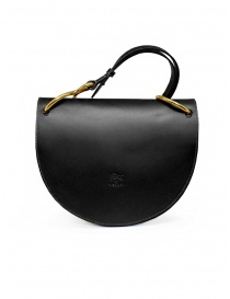 Il Bisonte Consuelo shoulder bag in black leather BCR193PG0003 NERO BK240
