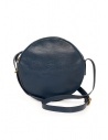 Il Bisonte Disco bag in blue leather buy online BCR094PVX001 BLU BL144