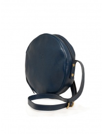 Il Bisonte Disco Bag in pelle blu borse acquista online