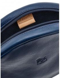 Il Bisonte Disco bag in blue leather