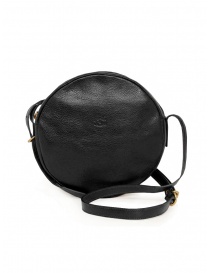 Il Bisonte Disco Bag in black leather online