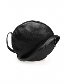 Il Bisonte Disco Bag in black leather buy online