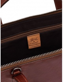 Il Bisonte tablet case in sepia brown leather bags price