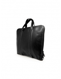 Il Bisonte black leather tablet holder briefcase price