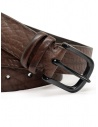 Post & Co. dark brown leather belt shop online belts