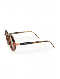 Kuboraum P1 tortoiseshell round sunglasses buy online