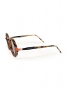Kuboraum P1 tortoiseshell round sunglasses shop online glasses