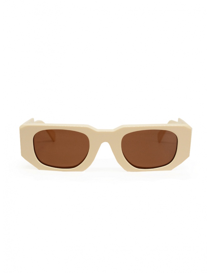 Kuboraum U8 ivory white sunglasses U8 49-25 IY R.brown glasses online shopping