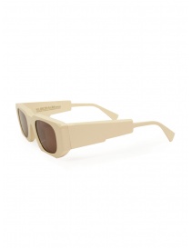 Kuboraum U8 occhiali da sole bianco avorio