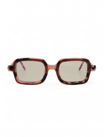 Kuboraum P2 pink and blue tortoiseshell rectangular sunglasses online