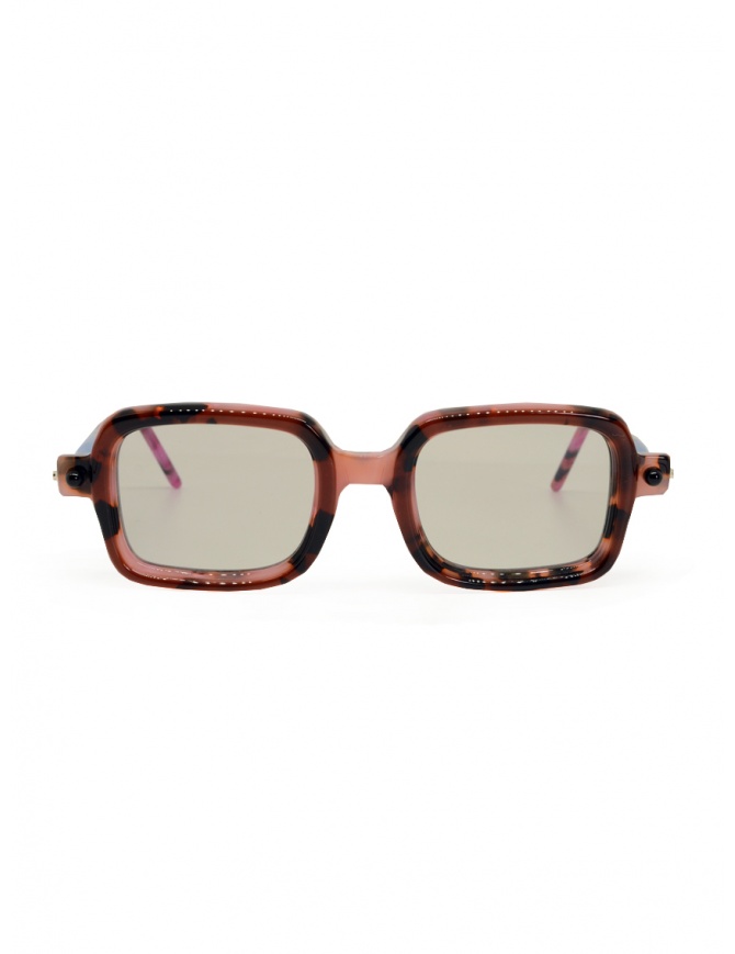 Kuboraum P2 occhiali rettangolari tartarugati rosa e blu P2 50-22 HX grey1* occhiali online shopping