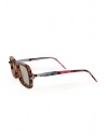 Kuboraum P2 pink and blue tortoiseshell rectangular sunglasses P2 50-22 HX grey1* price