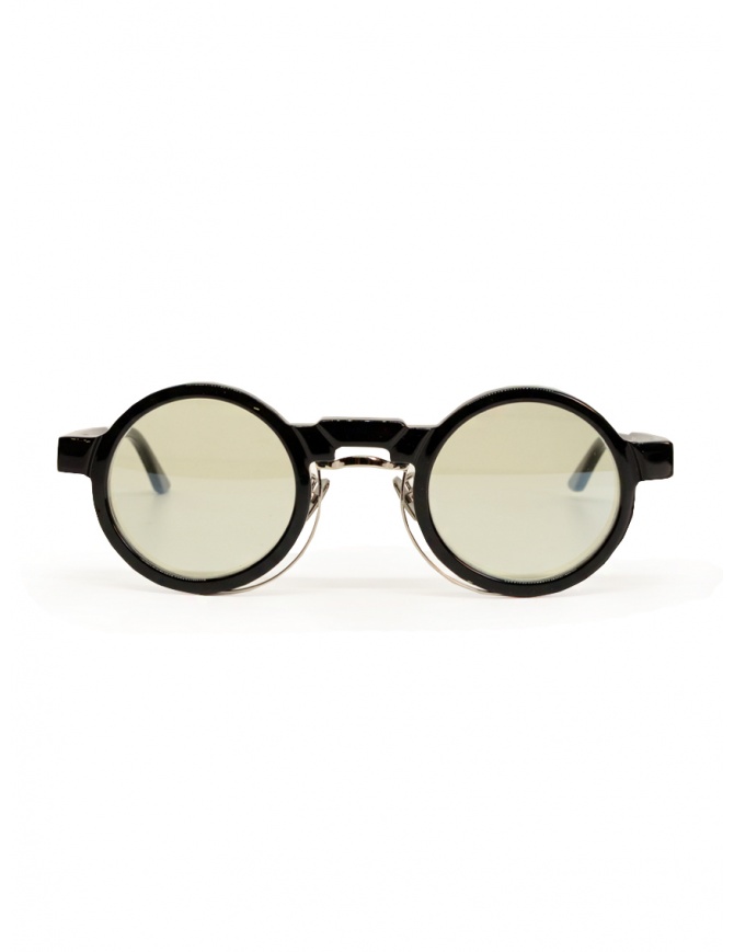 Kuboraum N9 black round glasses with grey lenses N9 46-30 BS