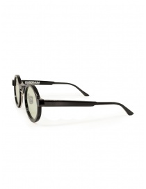 Kuboraum N9 black round glasses with grey lenses