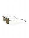 Kuboraum H71 sunglasses in black metal with flashgold lenses H71 48-20 BM Fgold price