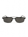 Kuboraum H57 black rectangular glasses with gray lenses buy online H57 59-16 BMS 2grey
