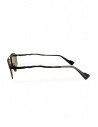 Kuboraum H57 black rectangular glasses with gray lenses shop online glasses