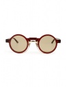 Kuboraum N9 round sunglasses red with brown lenses buy online N9 46-30 RG