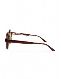 Kuboraum N9 round sunglasses red with brown lenses price