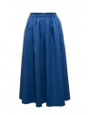 Cellar Door blue check seersucker cotton skirt buy online GRETA PF551 65 CLOISONNE'
