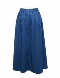 Cellar Door blue check seersucker cotton skirt
