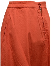 Cellar Door Ambra A-line skirt in orange ripstop cotton