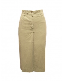 Cellar Door Malila beige stretch midi skirt MALILA NF457 03 PUTTY order online