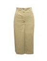 Cellar Door Malila beige stretch midi skirt buy online MALILA NF457 03 PUTTY