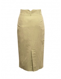Cellar Door Malila beige stretch midi skirt