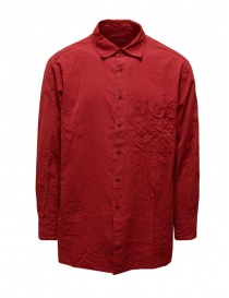Casey Casey red oversized shirt 19HC264 RUST