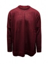 Casey Casey pullover in lana rosso borgogna da uomo acquista online S19001 BURGUNDI