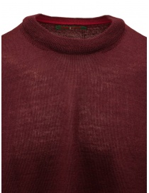 Casey Casey pullover in lana rosso borgogna da uomo maglieria uomo acquista online