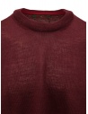 Casey Casey pullover in lana rosso borgogna da uomo S19001 BURGUNDI acquista online