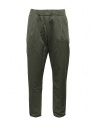 Casey Casey Verger khaki green reversible pants buy online 19HP168 KAKI LICHEN