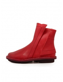Trippen Humble red leather ankle boots