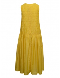 Sara Lanzi yellow pleated long dress buy online
