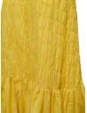Sara Lanzi yellow pleated long dress SL A2 BIS YELLOW price