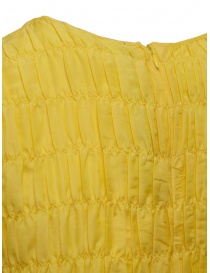 Sara Lanzi yellow pleated long dress womens dresses buy online