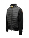Parajumpers Elliot black padded bomber with fabric sleeves PMHYBFP02 ELLIOT BLACK 541 buy online