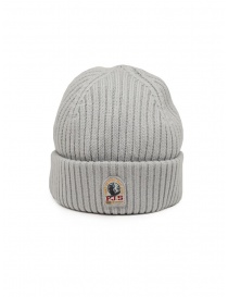 Hats and caps online: Parajumpers Rib Hat in grey wool