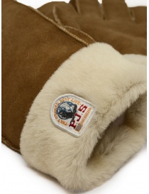 Parajumpers brown sheepskin gloves buy online