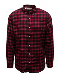 Mens shirts online: Selected Homme red and black plaid shirt