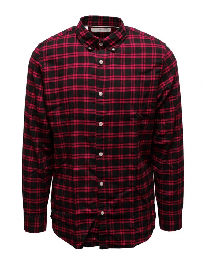 Selected Homme red and black plaid shirt 16074464 Biking Red Checks Nor mens shirts online shopping
