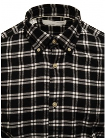 Selected Homme black and white plaid flannel shirt