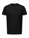 Selected Homme black organic cotton t-shirt buy online 16077365 BLACK