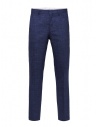 Selected Homme pantalone blu in misto lino acquista online 16078222 ESTATE BLUE