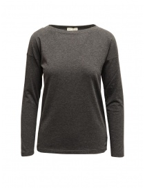 Women s knitwear online: Ma'ry'ya grey long-sleeved T-shirt