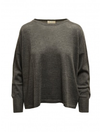 Ma'ry'ya sweater in dark grey merino wool, silk and cashmere online